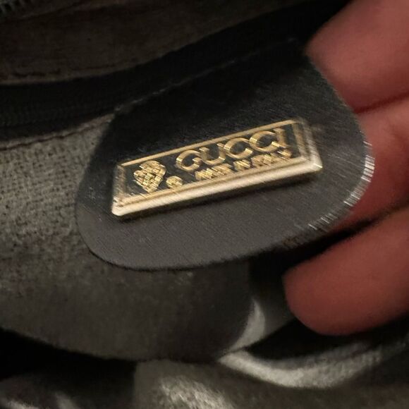 Gucci Black micro Gg Boston with Gold Accents - Picture 11 of 16